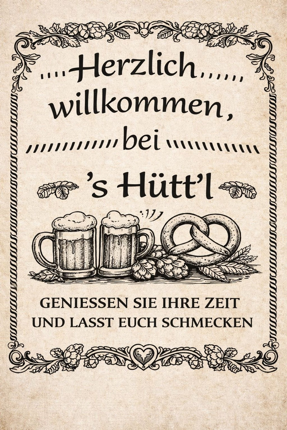 Speisekarte Seite 1