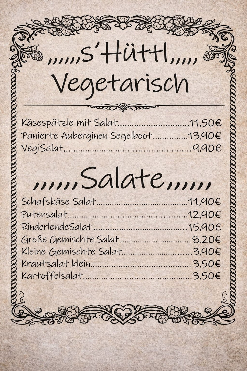 Speisekarte Seite 5